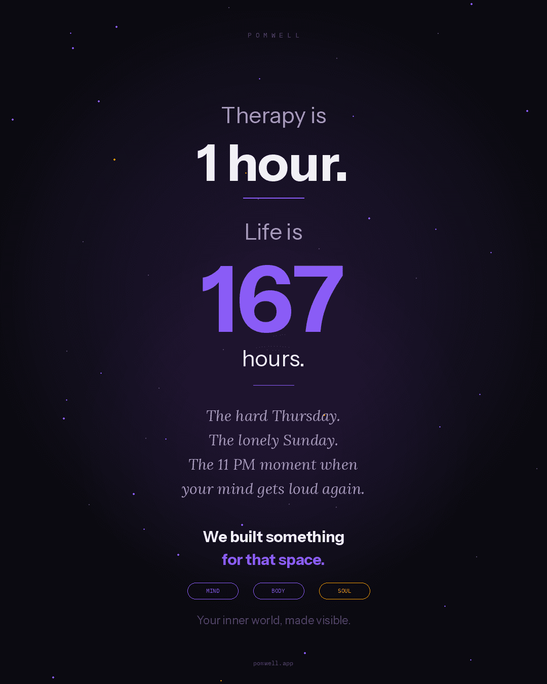 The 167 Hours Podcast: Therapy is 1 hour. Life is 167 hours.